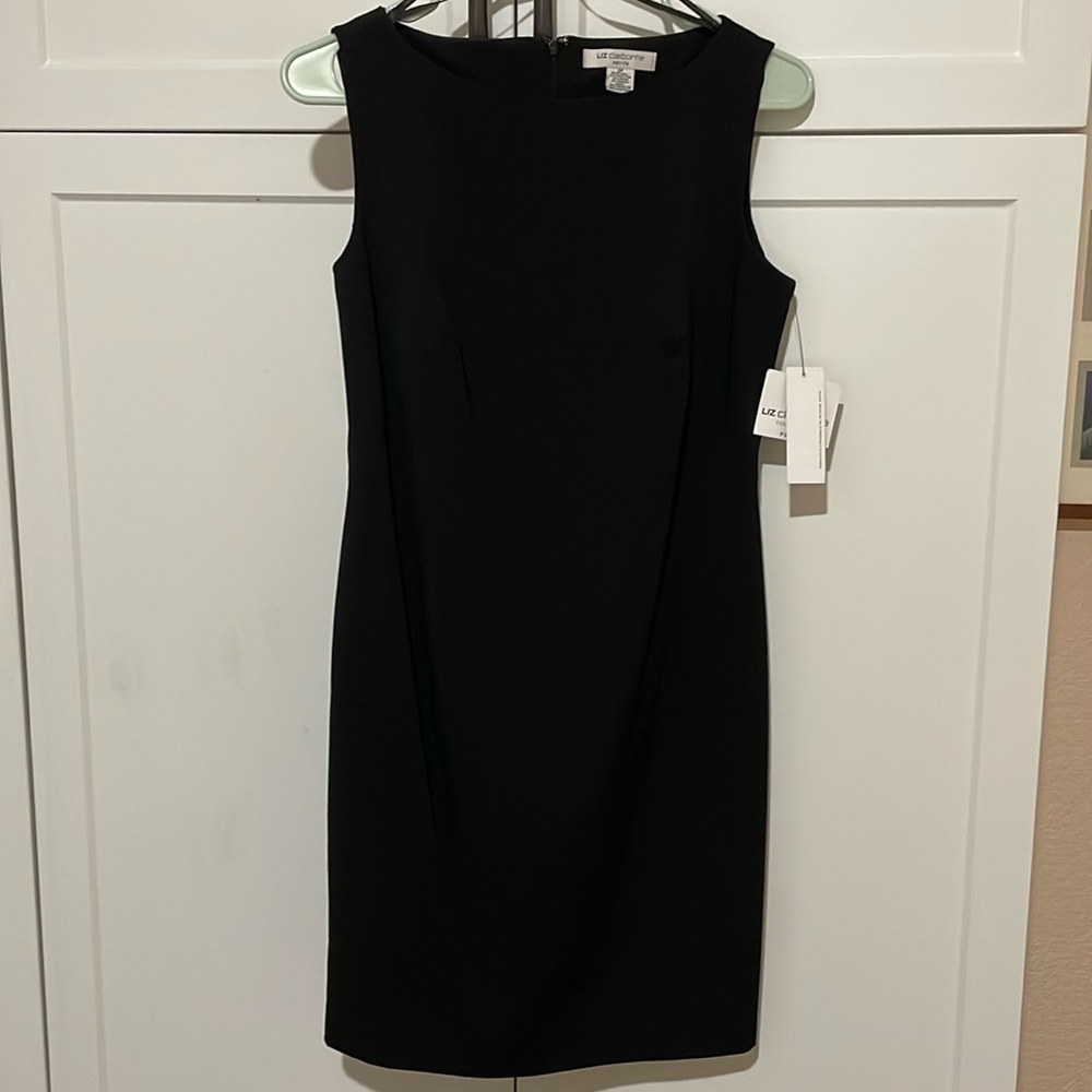 Liz Claiborne Black Midi Dress